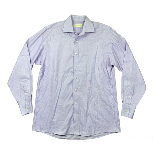 Michael kors purple button up dress shirt - Picture 1 of 5